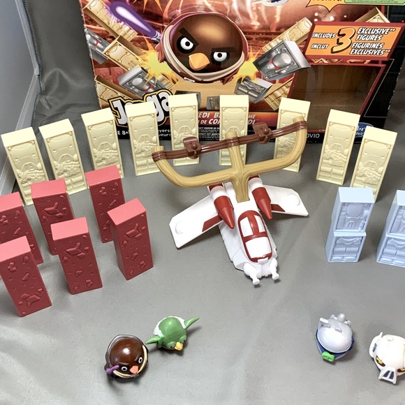 Angry Birds Star Wars Jenga Jedi Battle Game (IOB Complete With All Game Pieces) - Picture 10 of 12